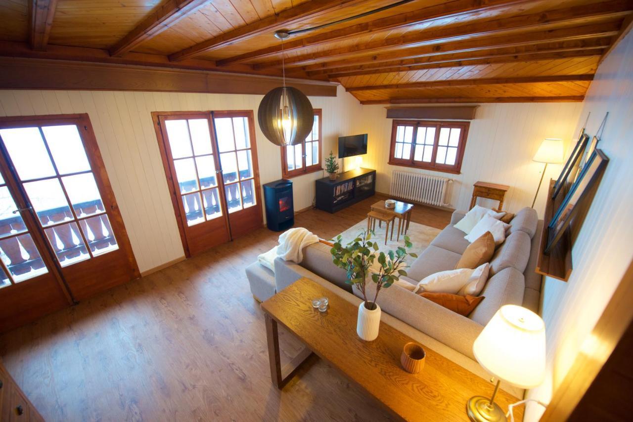 Chalet 4 Personnes Avec Sauna Leysin Exterior photo